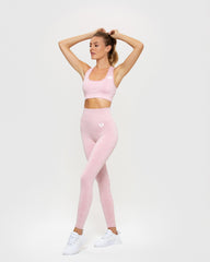 Move Seamless Sports Bra | Light Pink Marl