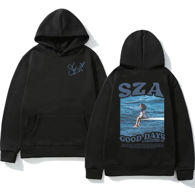 Spring Men's Hoodie Singer Sza Music Album Sos Print Hoodie Women's Sweatshirt Hip Hop Unisex Street Clothing Y2K Clothing Hombr