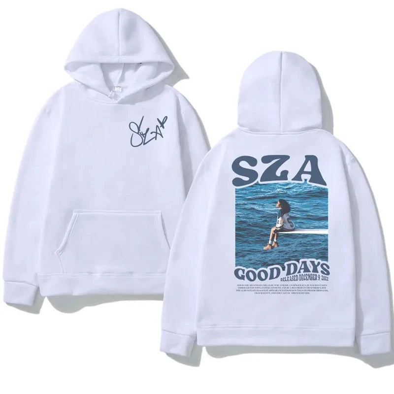 Spring Men's Hoodie Singer Sza Music Album Sos Print Hoodie Women's Sweatshirt Hip Hop Unisex Street Clothing Y2K Clothing Hombr